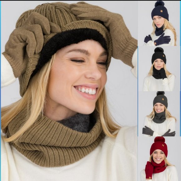 29190 Fleece Lined 3 Pc Winter Set - Picture 5 of 5